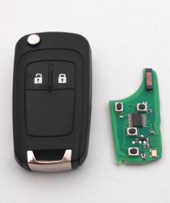 Vauxhall / Opel Corsa E Astra J Zafira C Adam Mokka 2 Button Remote Key 433Mhz id46