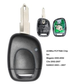 Renault Clio / Kangoo 1 Button Remote Key Fob 2001 to 2006