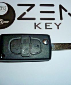 4 button Remote Key fob for Peugeot 806 with sliding doors 433mhz id46